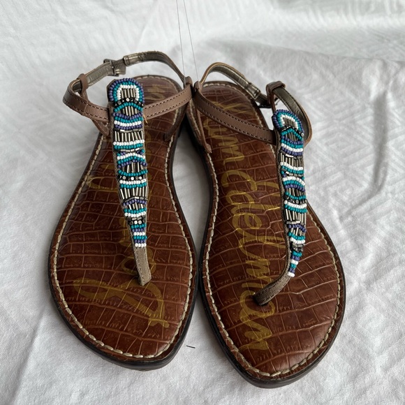 ✨Host Pick✨Sam Edelman GRACE Thong Sandals size 8 EUC - Picture 2 of 12